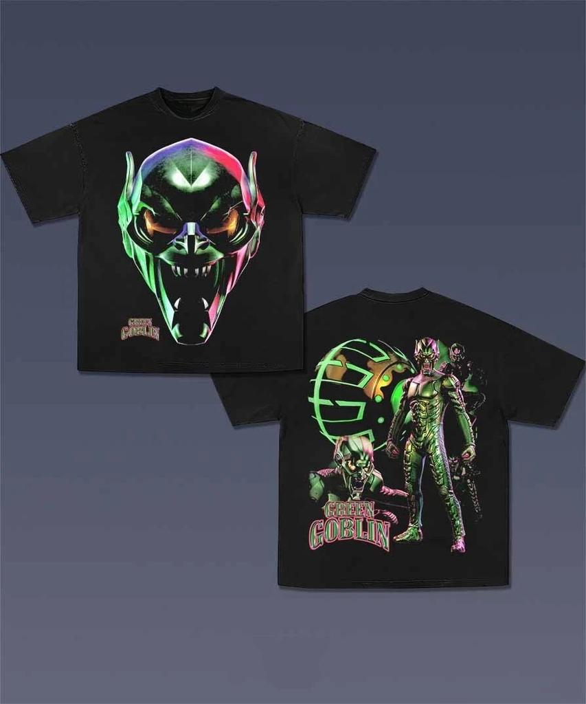 Green Goblin T-Shirt – Bold Villain Graphic, Superhero-Inspired Style High-end Luxury Is for Both Men and Women Top Y2k