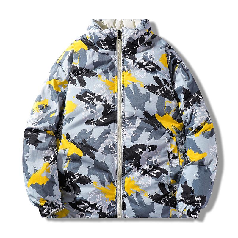 Plus Size 6xl 8xl Winter Men 'S Thicken Parkas Wear On Both Side Casual Loose Outerwear Waterproof Warm Outwear Male Coat 