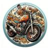 Vintage D Tłoczony Okrągły Metalowy Znak Motocyklowy Zestaw Retro Biker Chopper Dekoracja Ścienna do Garażu Jaskini Mężczyzny Baru Pubu Entuzjasta Motocykli