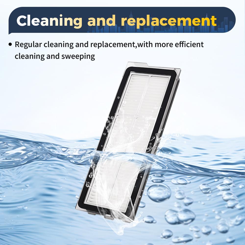 Filtro HEPA Lavabile per Aspirapolvere Roborock P10 Pro/ P10S/P20 Pro/Q Revo Maxv/Qrevo Curv/Q Revo Plus/Q Revo Pro /Q revo S/Qrevo 5AE Accessori