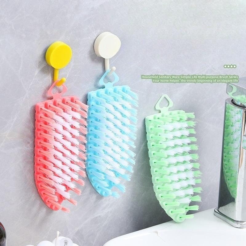 Flexible Corner Brush, Fruit and Vegetable Cleaning Brush, Bathtub Brush, Faucet Cleaning Brush, Tile Brush, Flexible Sink Brush