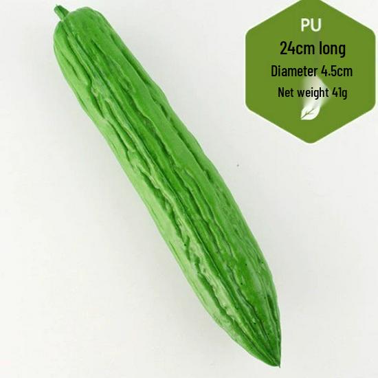 Simulation Cucumber and Eggplant Model for Photography Props and Window Display