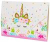 Unicorn Birthday Invitations 6pcs