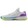 Hesi Low Unity Of Sport Cushioning Wear Resistant Low Top Vintage Basketball Shoes Unisex White Blue Purple