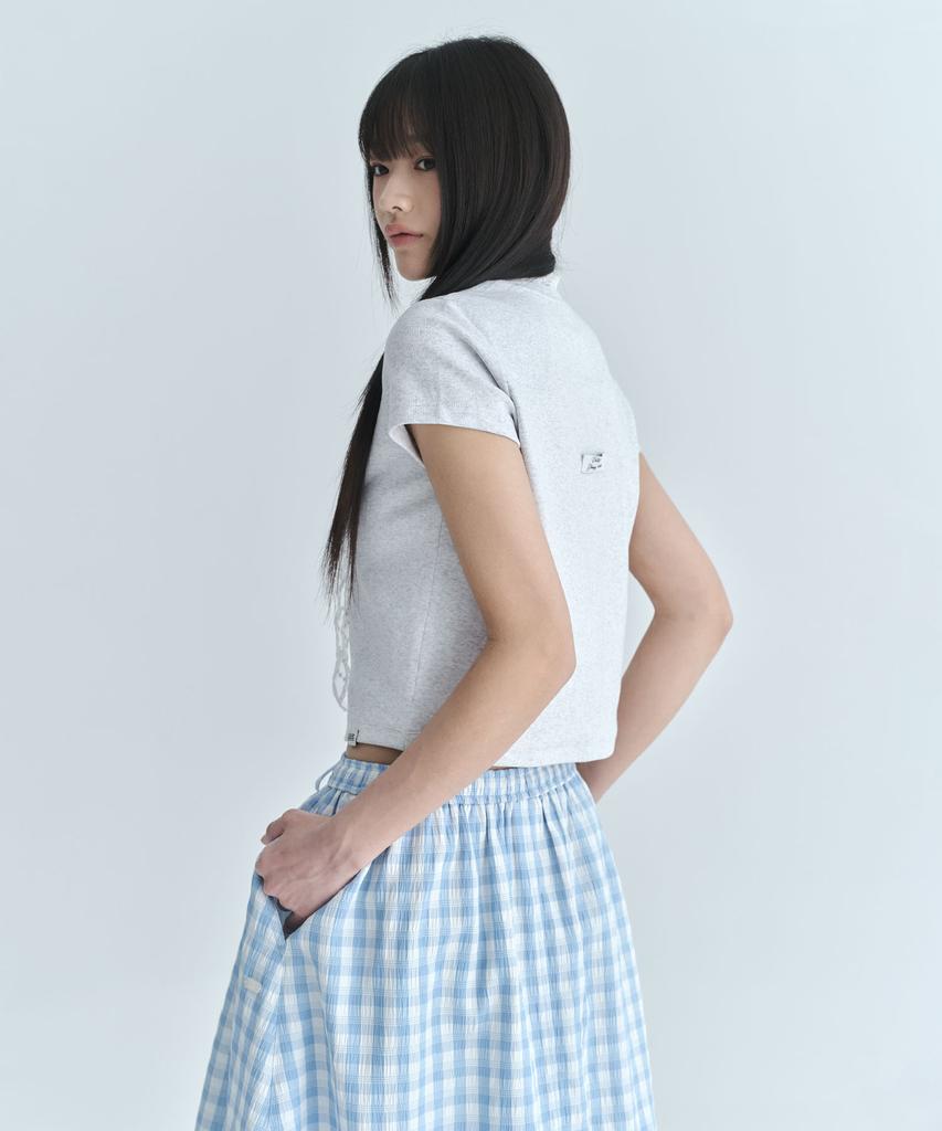 CGP (Women) Mini Short Sleeve T-Shirt - Melange Gray