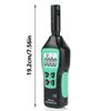 Radiation Monitor Tester with Alarm Temperature Measurement Radio Frequency Detector Electromagnetic Radiation Detector