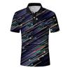 Men's Summer Sportswear Button Lapel Short Sleeve Shirt Casual Golf Breathable Comfortable Tops