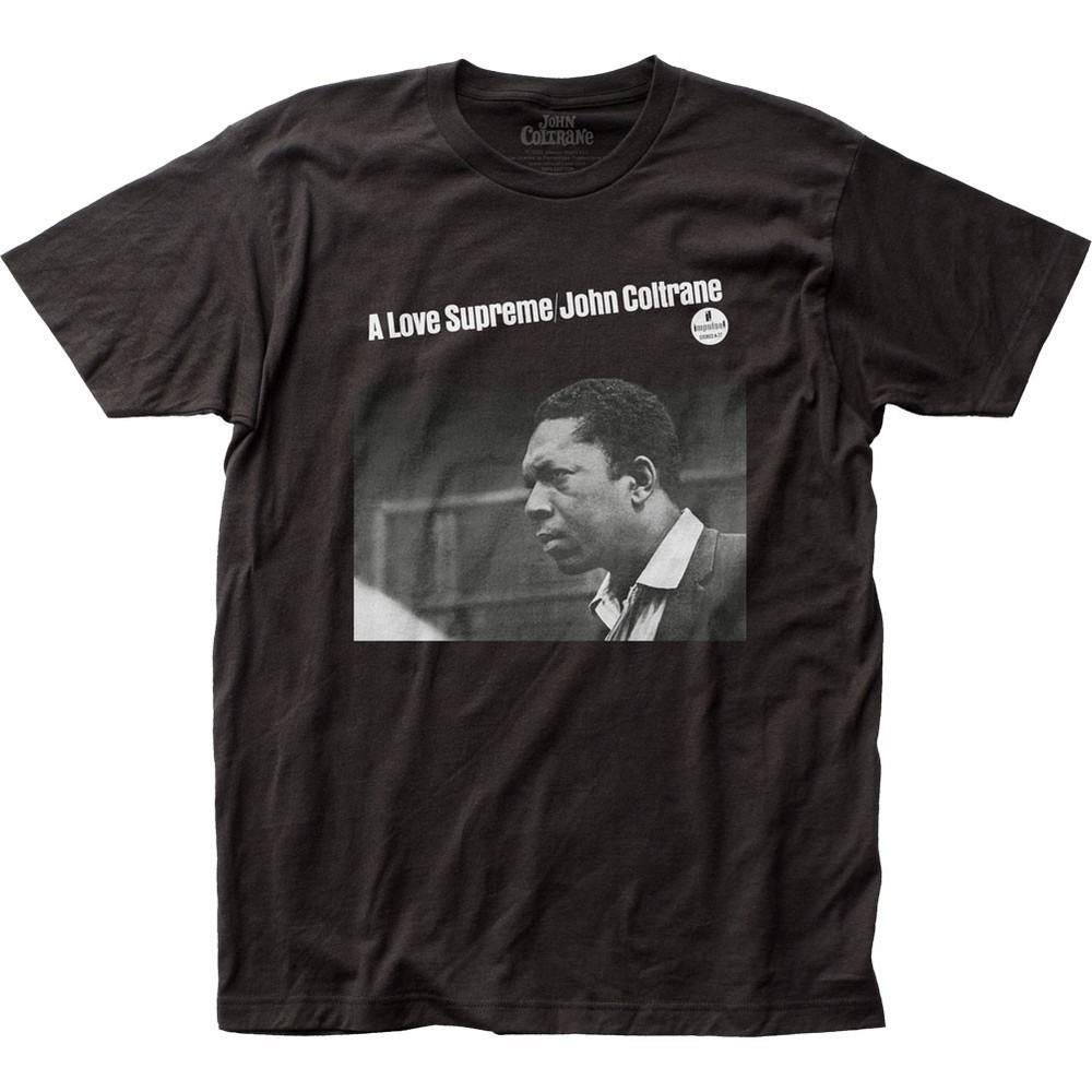 John Coltrane A Love Supreme Mens T Shirt Music Classic Concert Band Tee Black Unisex T-Shirt S