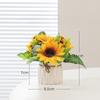 Simulated Embroidered Ball Artificial Flower Potted Plant Decoration Restaurant Tabletop Home Floral Atmosphere Decoration
