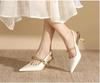 High heels shoes 2025 new Chinese style temperament pointed head stiletto single shoes fashion sexy stiletto versatile women's shoes trend