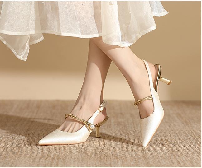 High heels shoes 2025 new Chinese style temperament pointed head stiletto single shoes fashion sexy stiletto versatile women's shoes trend