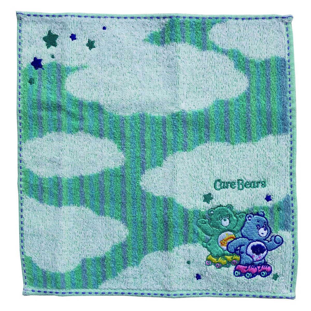 

Marushin Care Bear Combi Bear Mini Towel Character Antibacterial and Odor Cute Gift for 5545003300 (Blue) Handkerchief, Design, 100% Cotton,