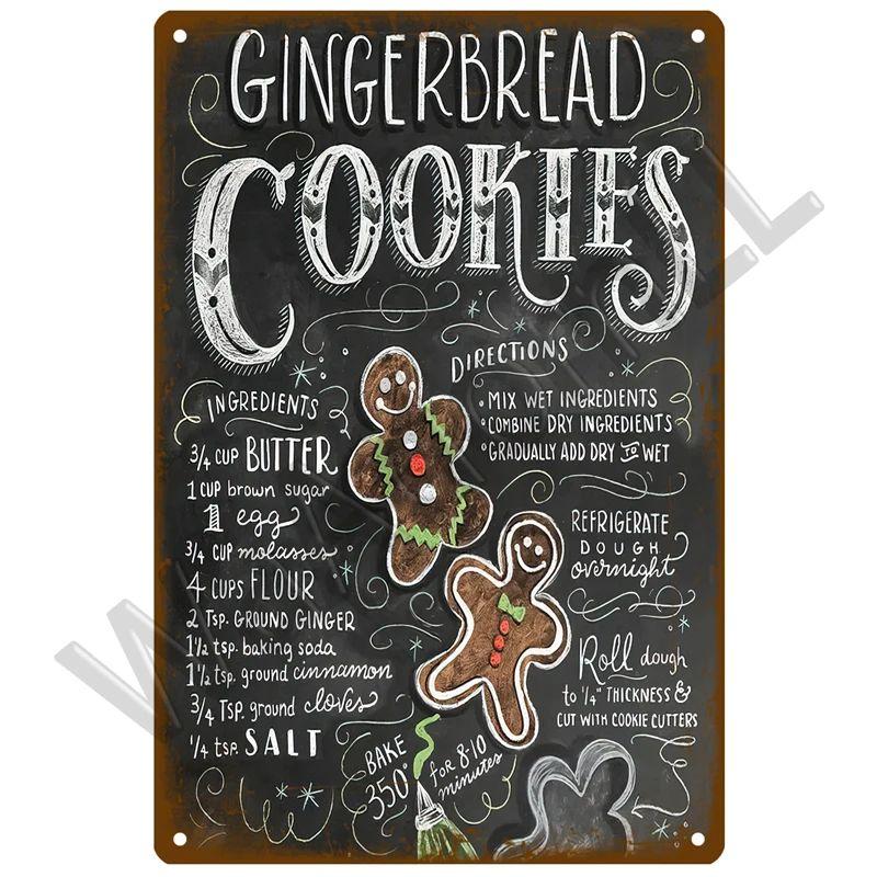 Funny Tin Sign for Kitchen Restaurant Home Decor Metal Plaque 20x30cm