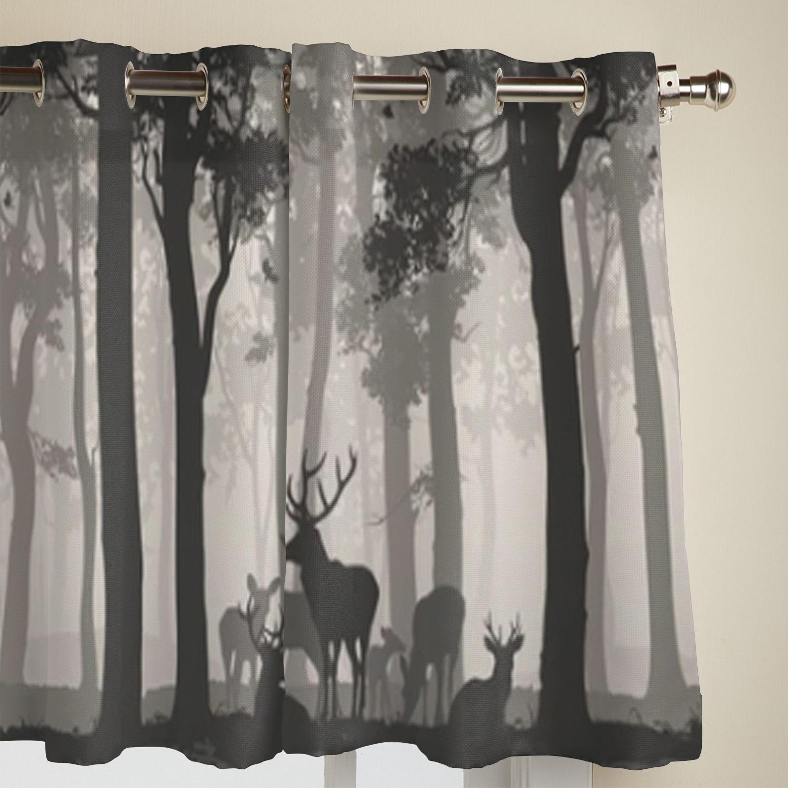 Лес и олени на естественном фоне — фото 3