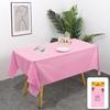 Disposable Tablecloth PE Material Thick Rectangular Table Cloth Easy To Use Solid