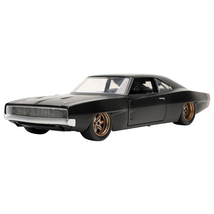 Jada Toys Wild Speed Series 1/24 F&F9 1968 Dodge Charger Widebody Black (Dominic) Multicolor