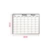 Magnetisk kjøleskapskalender - Sterk magnetisk bakside, Glatt tørrslettende overflate, Praktisk kalender, Holdbar whiteboard-tavle