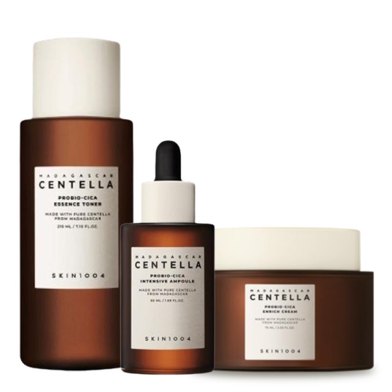 

SKIN1004 Madagascar Centella Probio-Cica Skincare Set Toner 210ml + Ampoule 50ml + Cream 50ml