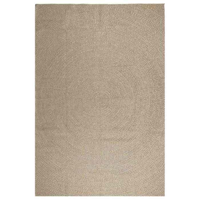 VidaXL ZIZUR Beige Rug 240x340 Cm Jute Look Indoor Outdoor, Outdoor Rug, Floor Rug, Indoor Rug, 4010413