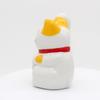 Craftsman House Seto Ware Good Luck Porcelain Small Maneki-neko (Yellow Spot)