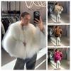 Winter PLUS SIZE Fashion Women Fux Fur Coat Warm Short Long Hair Female Artificial Fur Jacket Versatile Curly Lady Lamb Fur Jacket