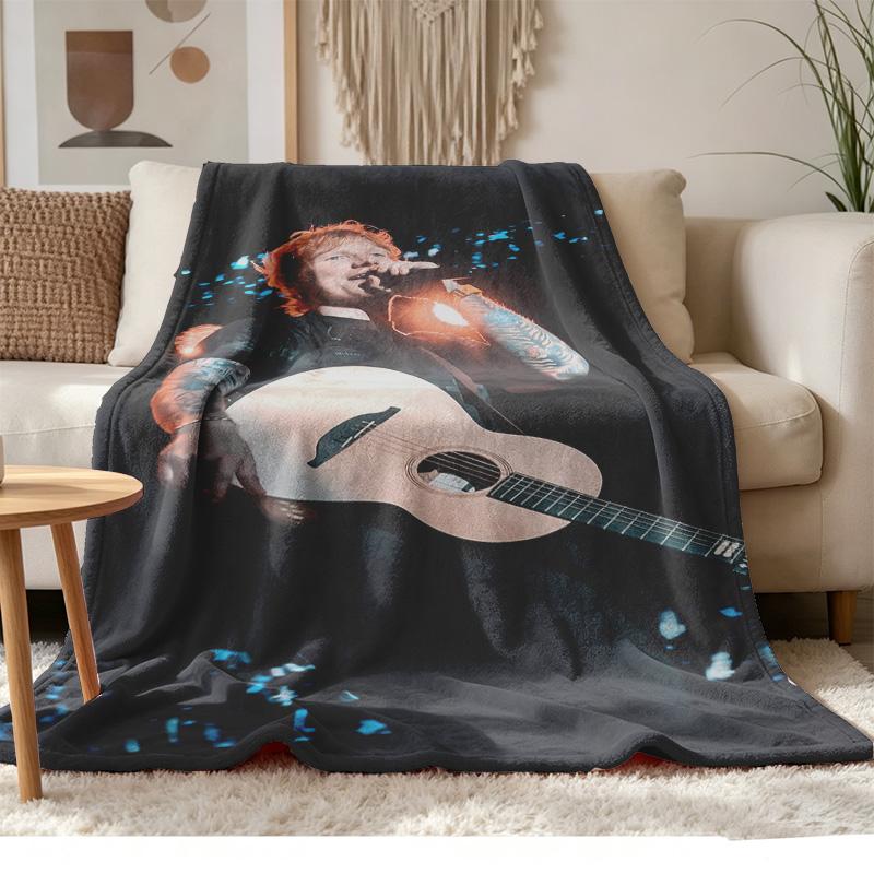 ed sheeran Soft and comfortable flannel Suitable for sofas living rooms outdoor camping travel and also makes a great anniversary gif