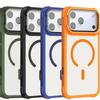 Transparent Magnetic Lens Holder Phone Case for iPhone 17 Pro, Compatible with Apple Models 14/13.