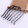 1 Stück Schwarz Metall Haar Gabel Clip Salon Frauen Haarnadeln Kämme Hairside Clips Seite Kämme Hochsteckfrisur Sticks Haar Styling Werkzeug Kopfbedeckungen