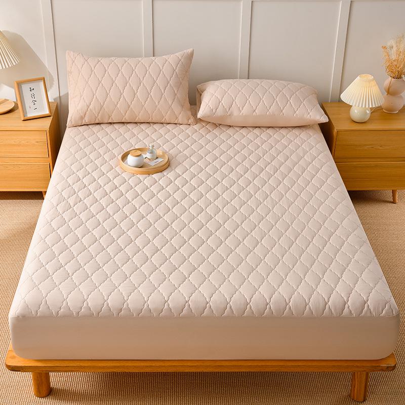 

Водонепроницаемая стеганая простыня на резинке с противоскользящим покрытием для защиты от недержания и матраса Simmons 200x200+30cm хаки