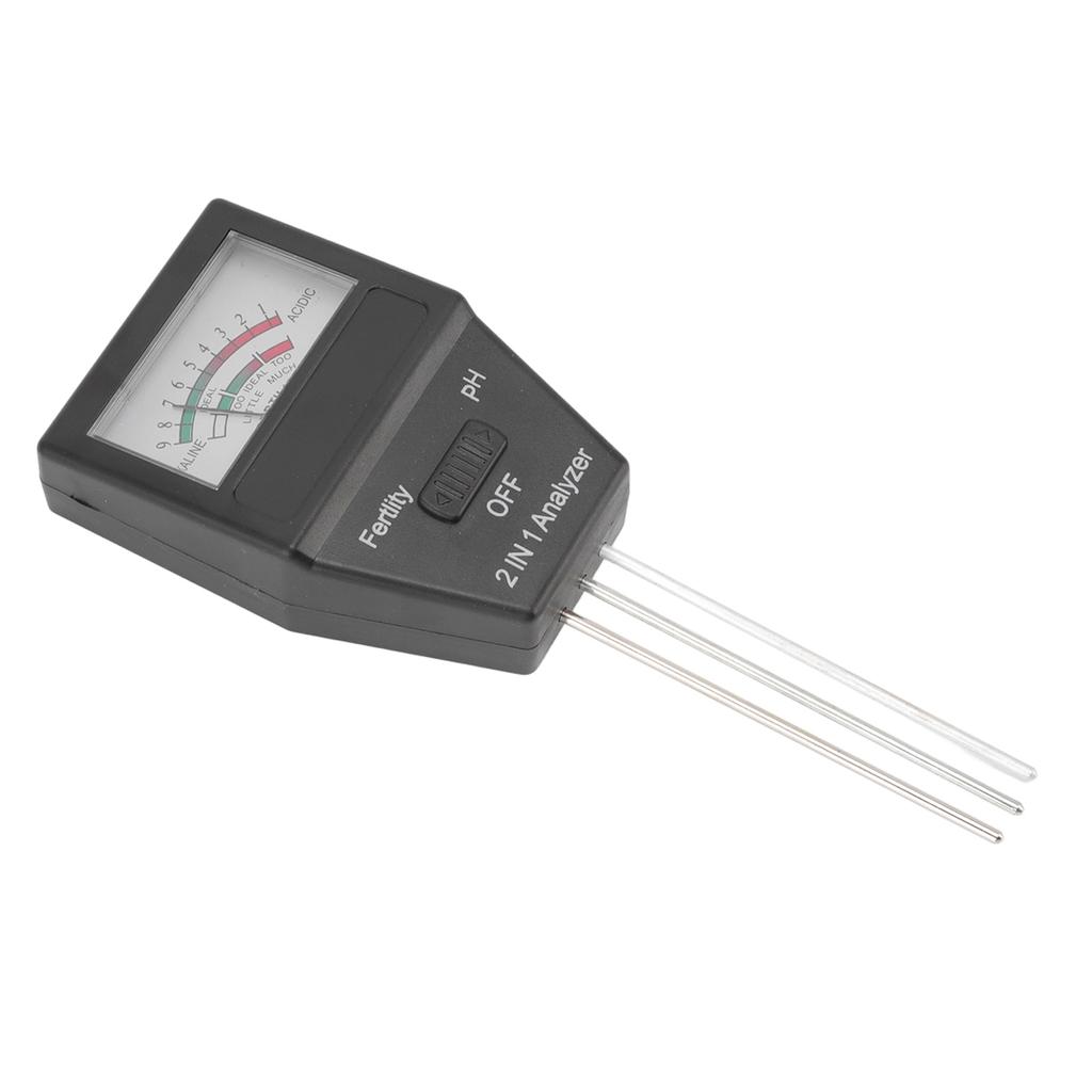 2'si 1 Arada Toprak PH Metresi Toprak Verimliliği Test Cihazı 3 Prob ile Ev Bahçesi Çim Çiftlik İç Mekan ve