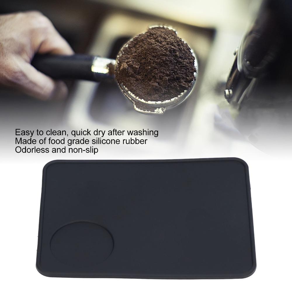 Food Grade Silicone Coffee Tamping Mat Soft Flexible Coffee Press Counter Mat  Barista Tools