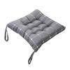 Breathable Seat Pad for All Seasons Square Chair Cushion with Ties, Ultra Soft Pad, Animal Flower Decorative Kitchen Pattern, 15.75" X Dining