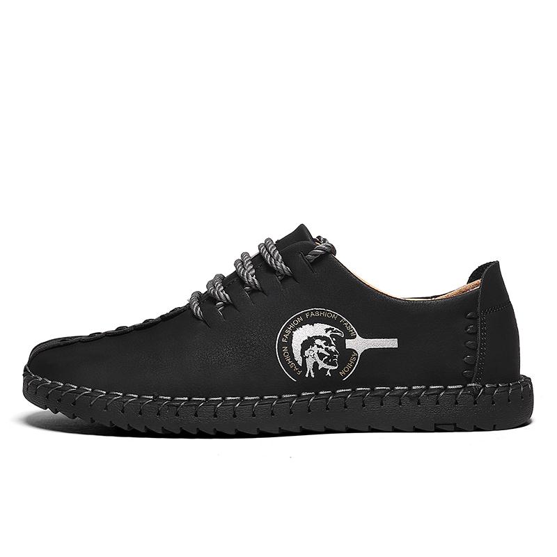 Men's Casual Shoes Fashion Driving Shoes For Men  Loafers Genuine Leather Men Shoes Plus Size 48