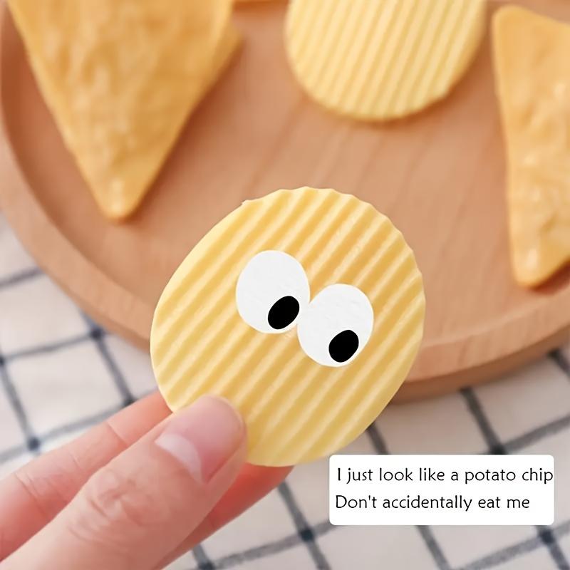 5pcs Food Bag Sealing Clips Set, Potato Design for Snacks Chips File, Kitchen & Office Storage Clips Creative Snack Bag Clips