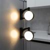 Miniature LED Refrigerator Magnet Light Sign Round Square DIY Glowing Fridge Magnet  Gifts Decor