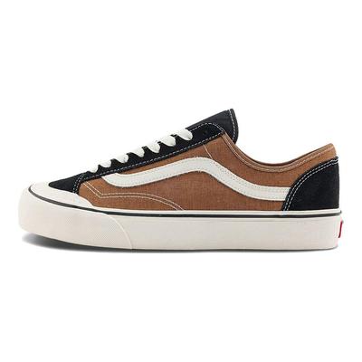 סגנון 136 Decon Vr3 Sf נוח רב-תכליתי בולם זעזועים עמיד נעלי סקייט טופ נמוך יוניסקס סניקר שחור חום VN0A4BX9KFR