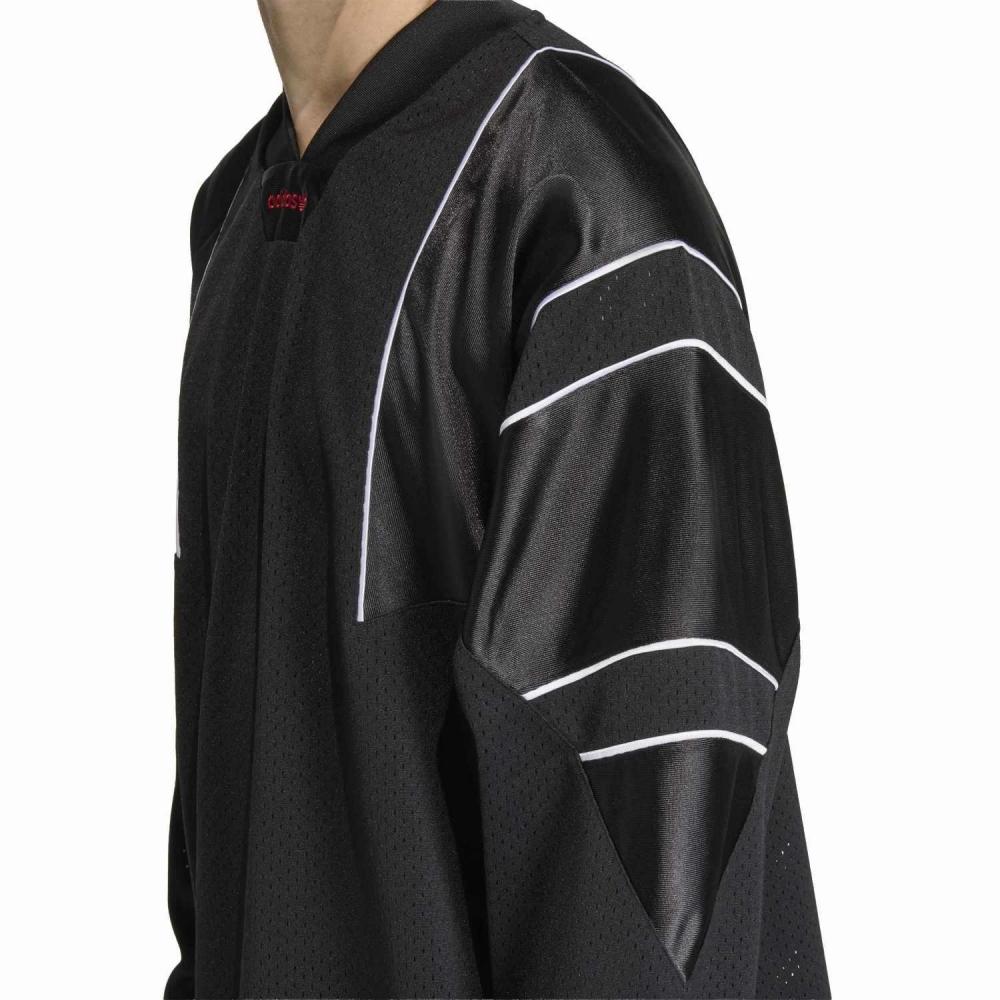 Adidas M Ls Jersey Cl Street  Kd4099 Black