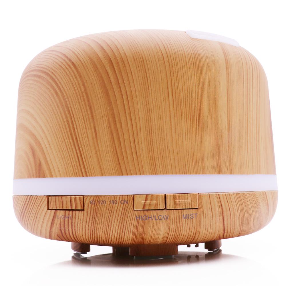 Exquisite Wood Grain Aroma Diffuser & Humidifier with Essential Oil Functionality