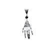 Halloween Diablo Gothic Punk Black Velvet Vintage Skull Hand Collar Necklace Jewelry Gift