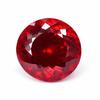 Natural Red Garnet Loose Gemstone Quality 13 Ct Round Shape for Jewelry Making and Gem Collections
