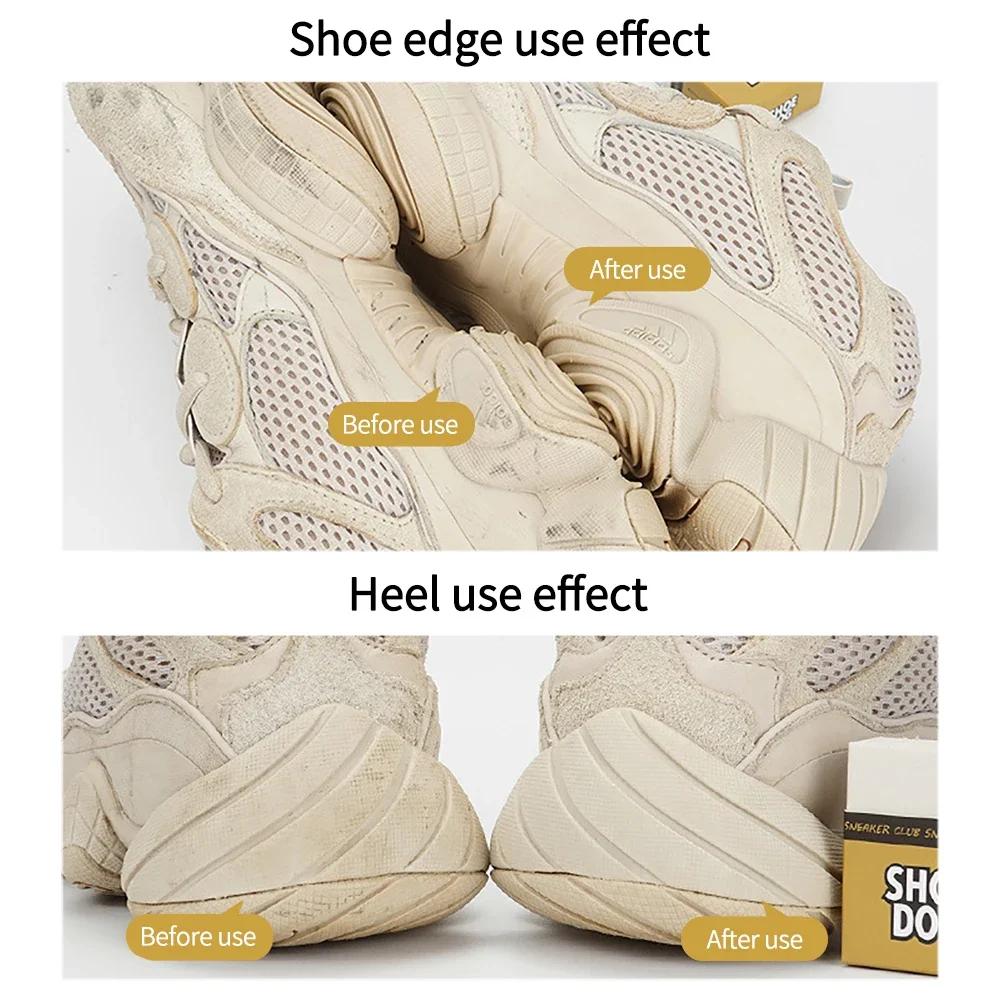 2PCS Super Clean Shoes Cleaning Eraser Eraser Shoes Brush Rubber Block Suede Sheepskin Matte Shoes Care Leather Cleaner