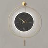 Slient Wall Clock Modern Large LED Wall Clocks Minimalist Creative Dining Room Clocks Living Room Art Aesthetic Decoration