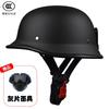 German Crafted Vintage Steel Cruiser Helmets | Half Face Unisex Motorcycle Helmets | DOT Certified for Reliable Protection