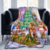 1Pc Christmas Adventure Blanket Soft And Comfortable Casual Warm Camping Travel Christmas Halloween Gift M921161