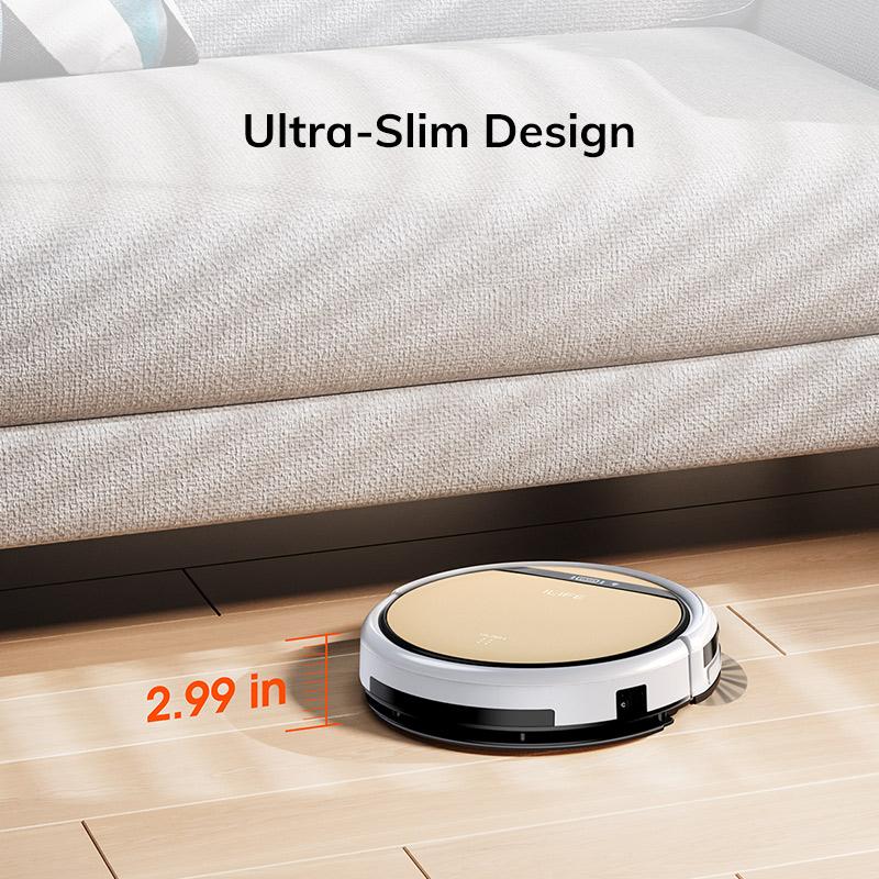 ILIFE V5s Ultra Robot Vacuum and Mop Combo, 4000Pa Suction, App / Remote Control, Map Creation, Schedule Cleaning