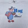 Vintage 90s Don’t Hog The Covers! Pig Sleepy Girl T-Shirt XL Cartoon PJs Joke