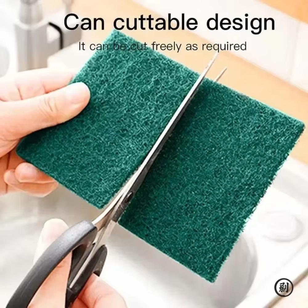 Grit-Free Scrub Pads, 10/30 Pcs - Scratch-Free For Non-Stick Pans, Multipurpose Reusable Kitchen Sponges For Dishes, Pots & Grea