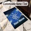 Crystal Velvet Rug Rangers FC Print Custom Name Text Floor Mat Home Decor