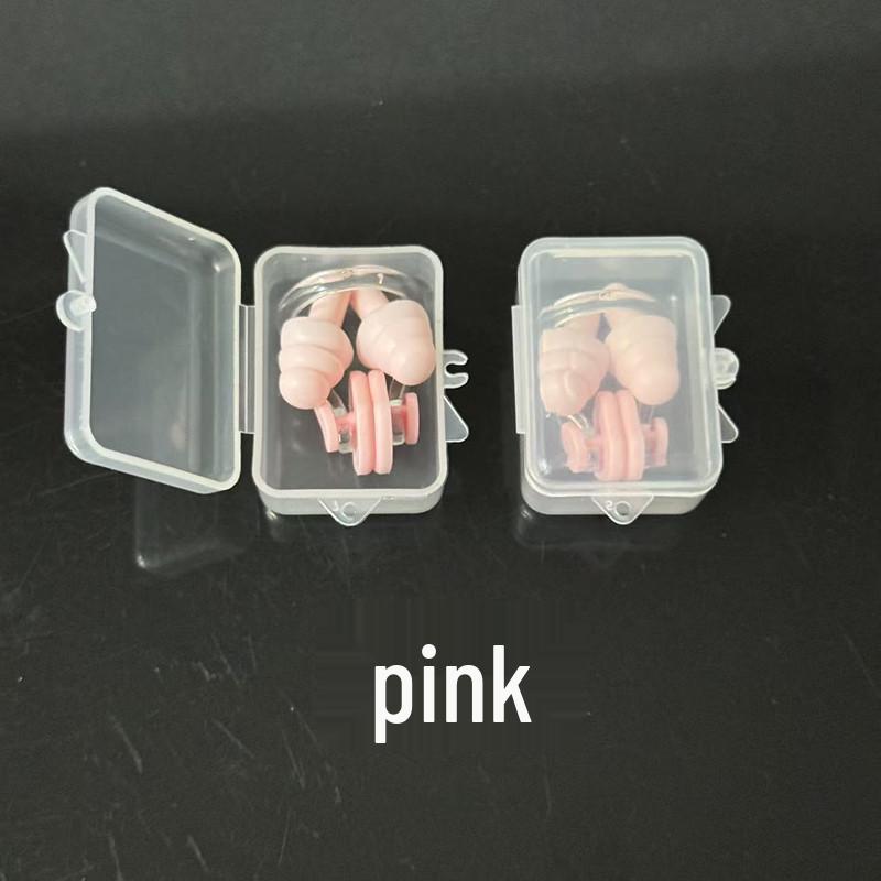 Nose Clip & Earplugs Set for Swimming - Soft Silicone, Waterproof, Universal Fit for Adults and Children