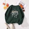 American Halloween Women's Colorful Letter Sweatshirt - Long Sleeve, Winter, Round Neck